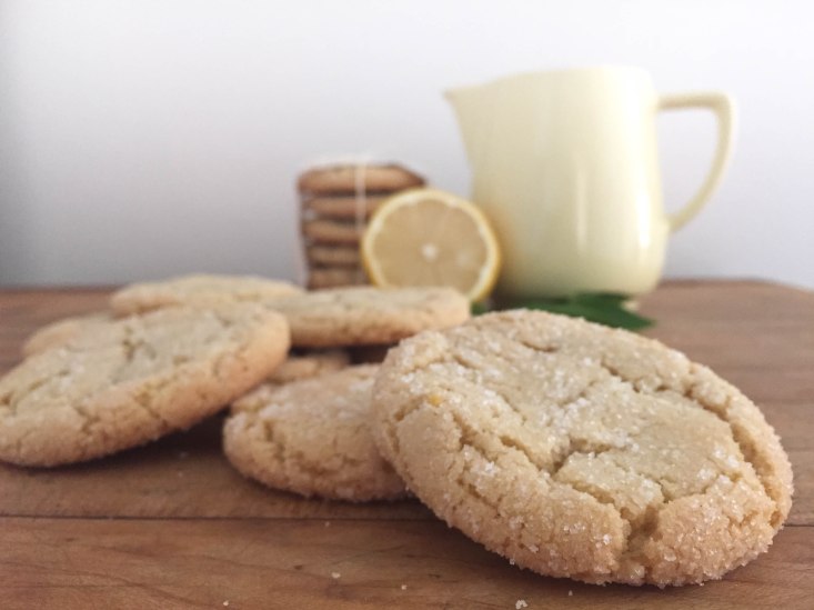 Zesty Lemon Cookies - a bag of flour