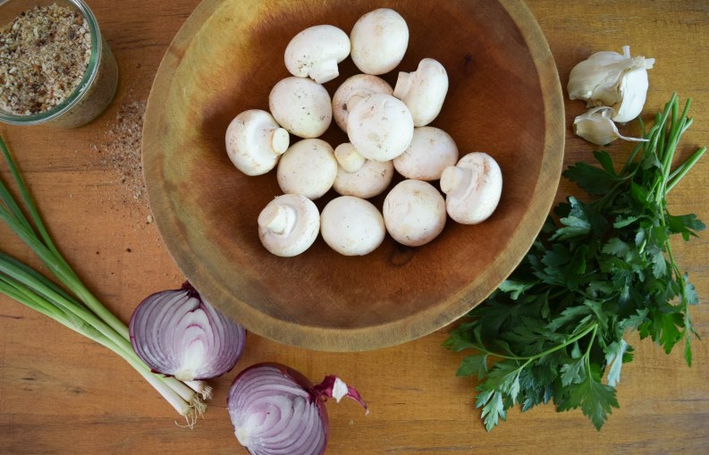 Meatballs with Mushrooms and Cream Sauce - abagofflour.com -1-2