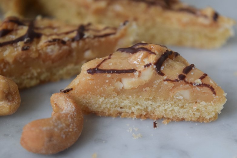 Cashew Toffee Cookies - abagofflour.com-25