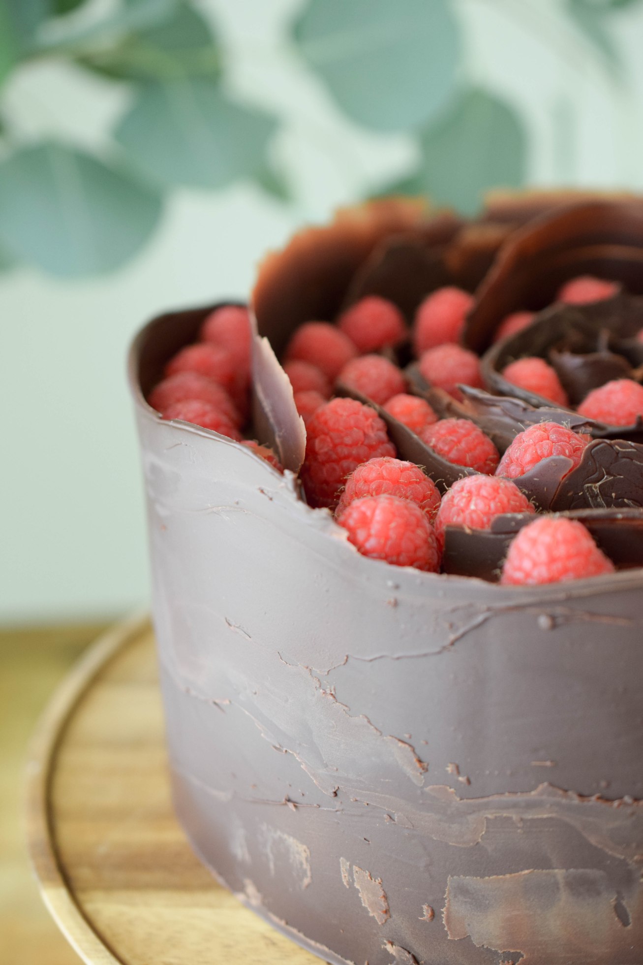 Chocolate Raspberry Cake | abagofflour.com